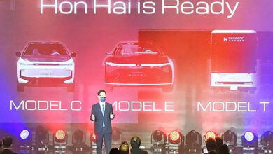 Apple supplier Foxconn unveils three new EV prototypes