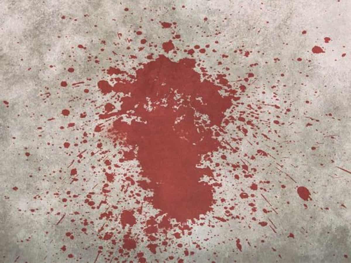 Man bites fathers thumb
