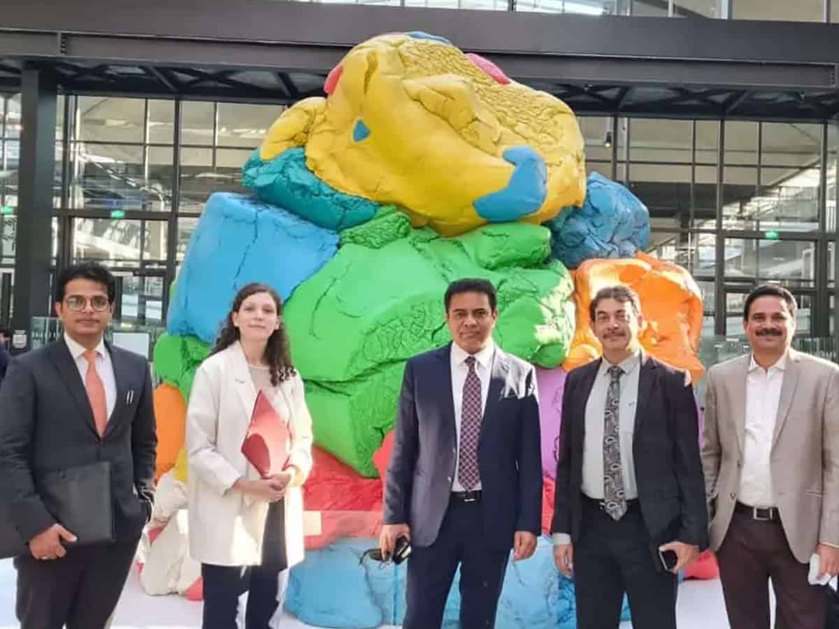 Telangana delegation meets various CEOs in France