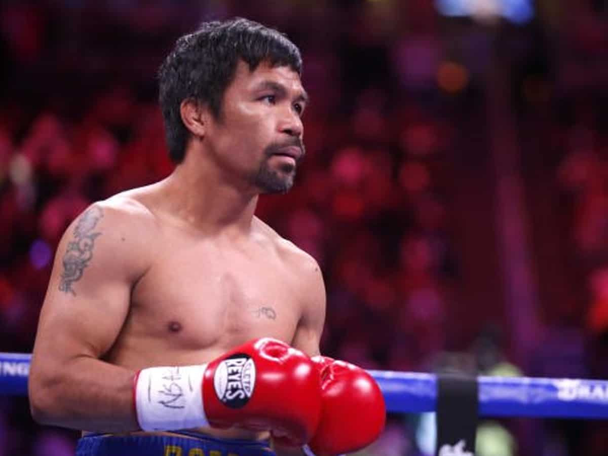 Manny Pacquiao first to file candidacy for 2022 Philippines prez polls