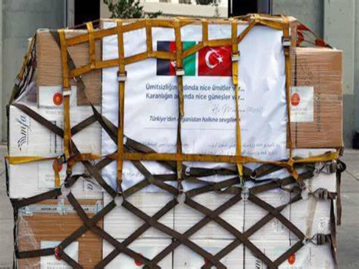 Turkey sends aid to Afghanistan