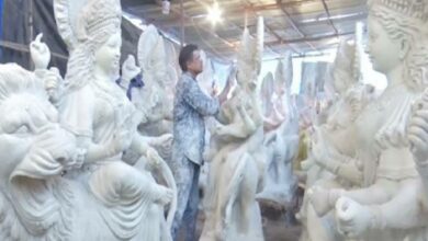 Hyderabad: Ahead of Durga Puja, artisans say sale of idols getting lukewarm response