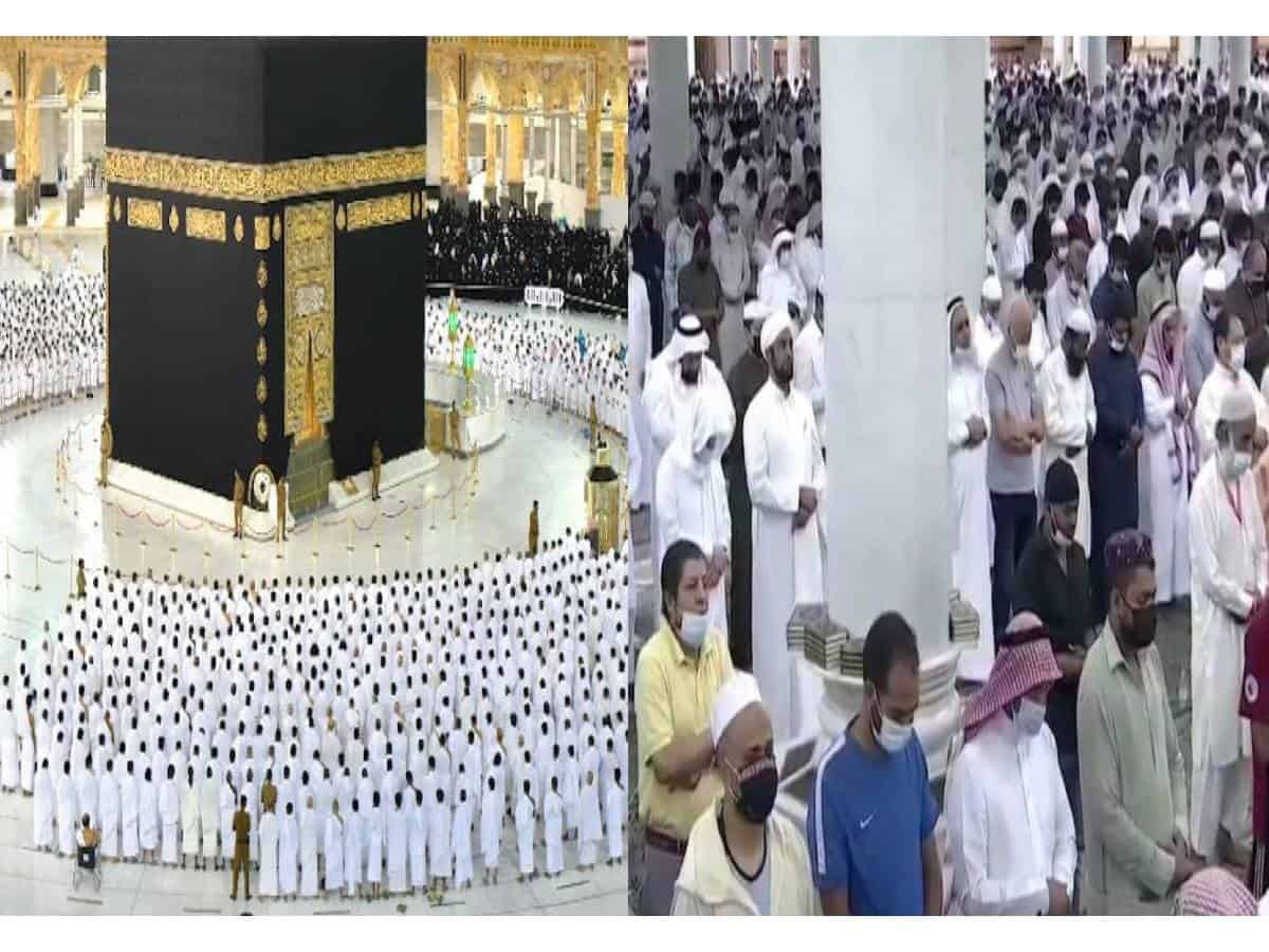 Prayers without social distancing at Grand Mosque, Prophet's Mosque after 1.5 years