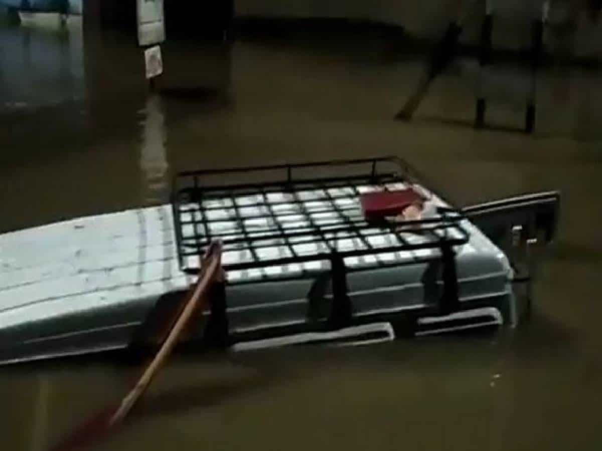 AP: Newlywed woman dies after car submerges in stagnant rain water