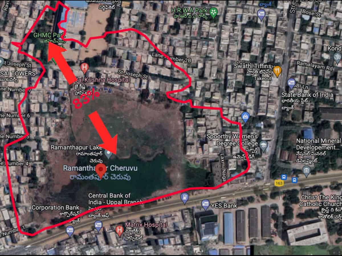Satellite images show 83% of lakes have shrunk in Hyderabad since 1967