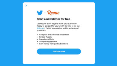 Twitter adds one-click 'Revue newsletter' signup buttons to tweets