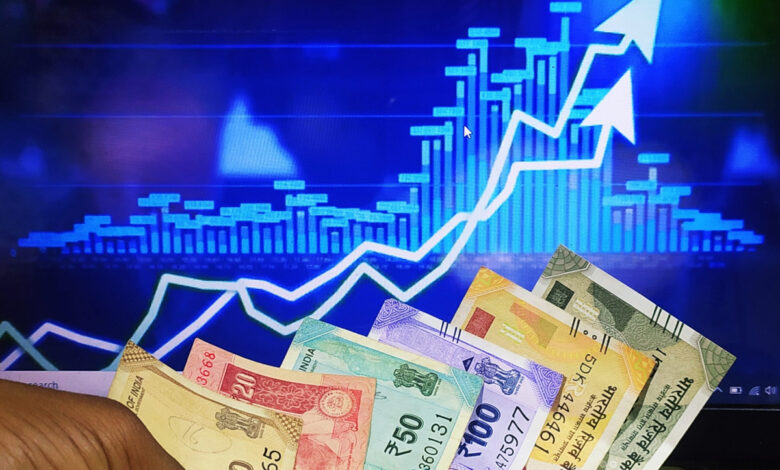Markets at new peak: Sensex rallies 460 pts; Nifty tops 18,450