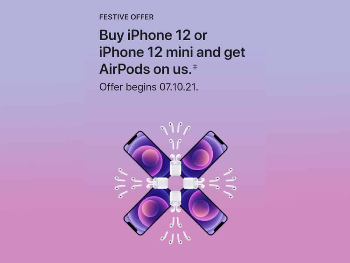 Apple to offer free AirPods with iPhone 12, iPhone 12 mini
