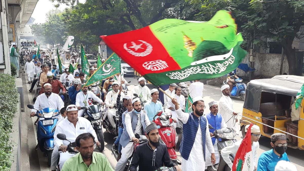 Milad-un-Nabi procession in Hyderabad