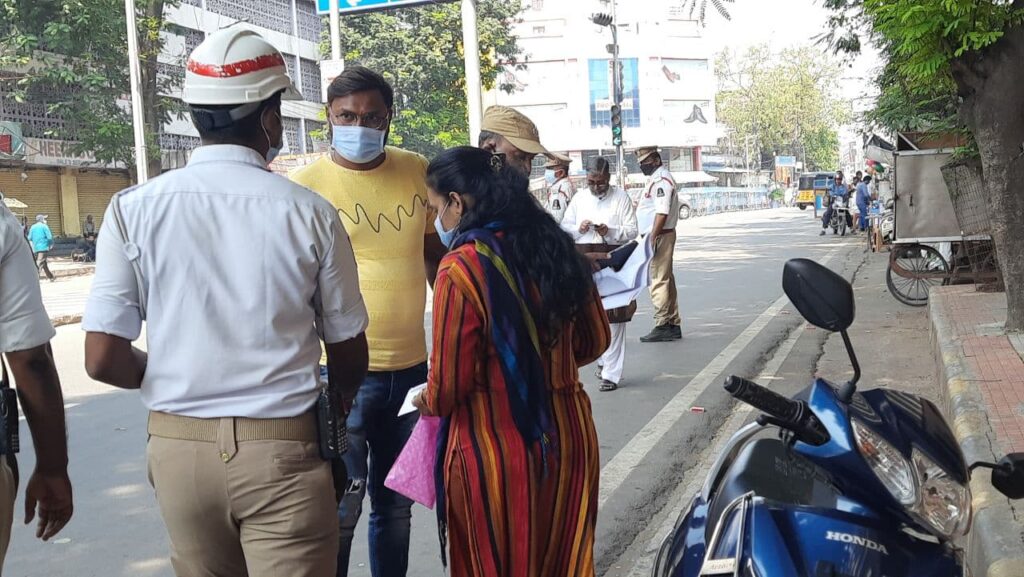 Hyderabad traffic police implement pillion rider helmet rule, impose