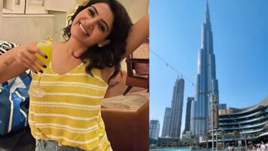 Samantha checks into Burj Khalifa, Dubai