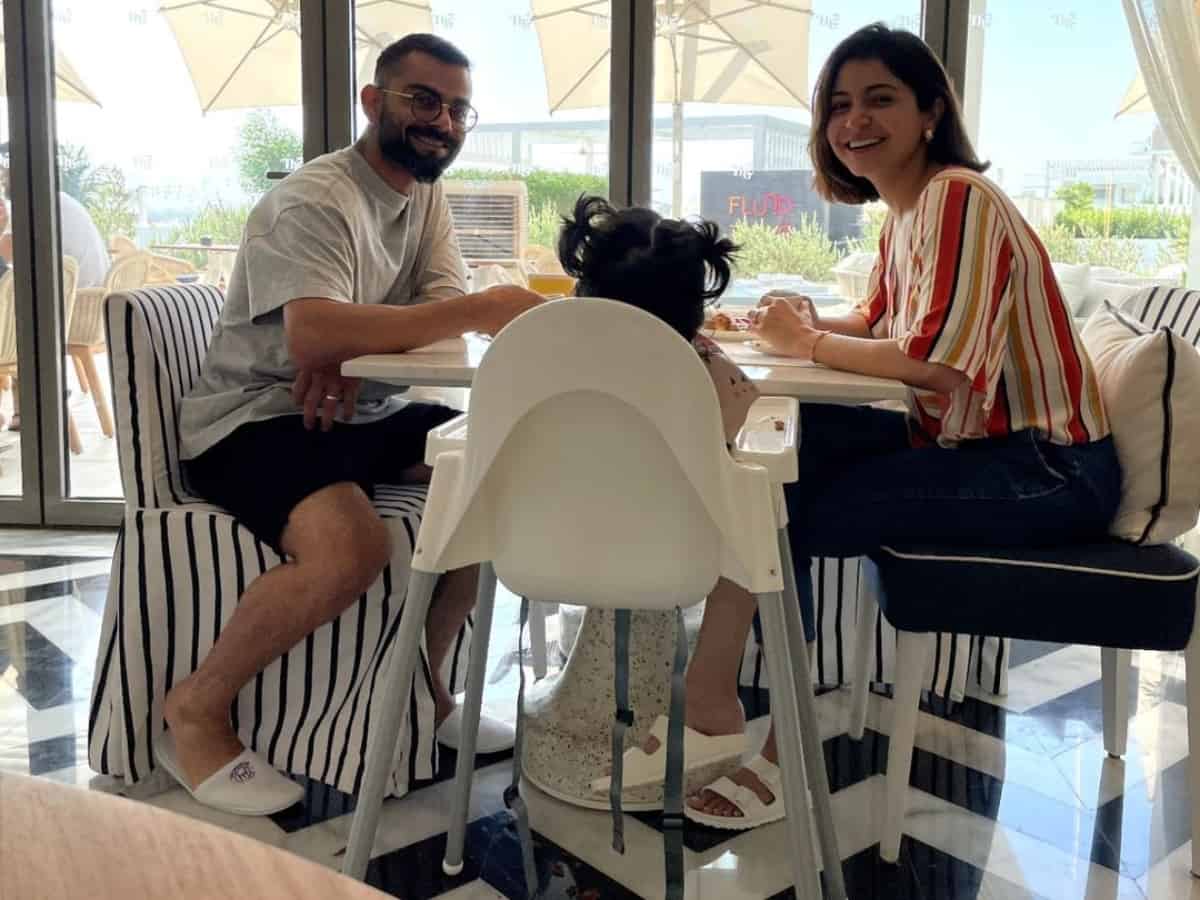 Trending pic: Virat, Anushka, Vamika's lavish breakfast in Dubai