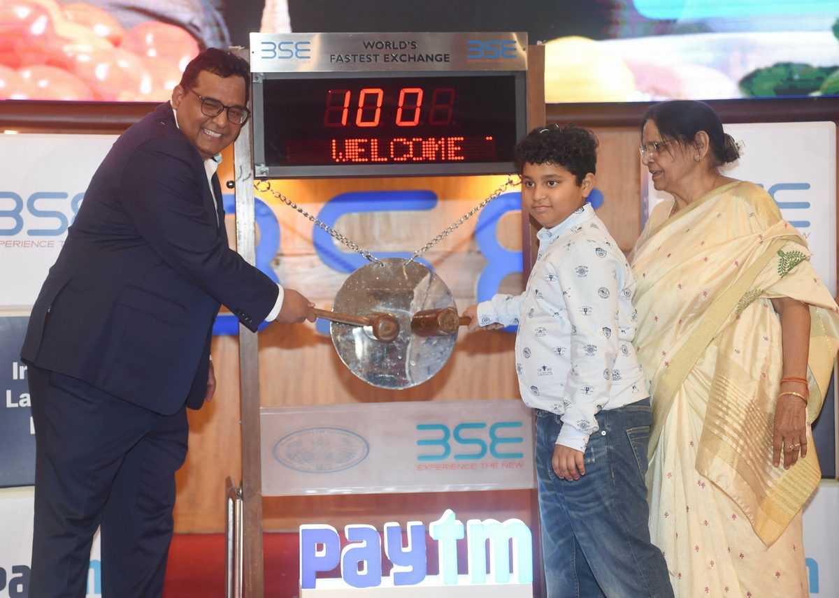 Paytm launches India's largest IPO, trades in red in initial minutes