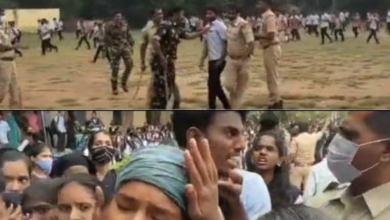 Student unions called bandh after police lathi-charge students in Anantapur