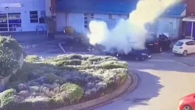 WATCH: TAXI DRIVER ESCAPES CAR EXPLOSION AFTER LOCKING BOMBER INSIDE