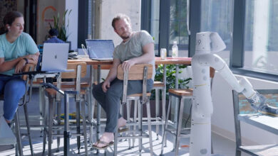 Robots now wipe tables, sort trash, open doors at Google offices