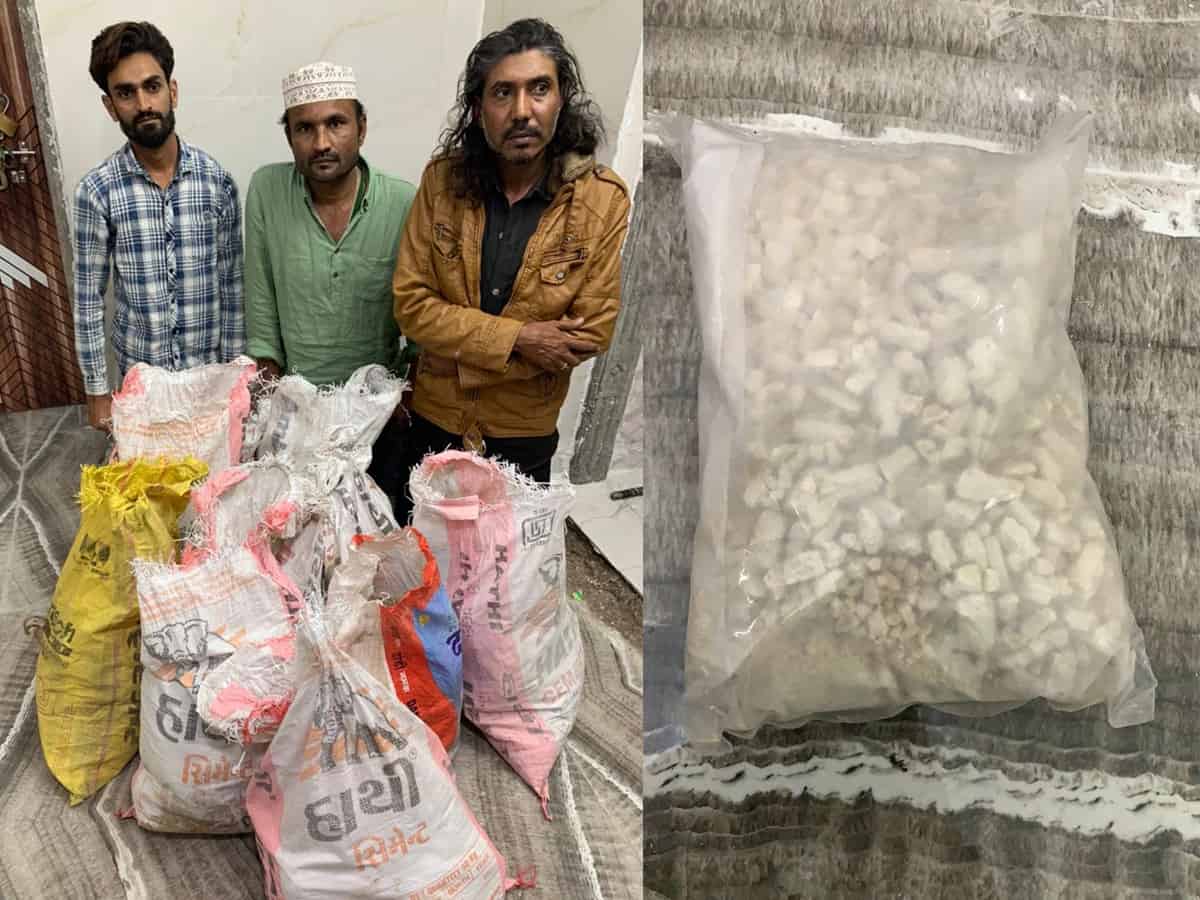 Gujarat ATS seizes 120 kg of heroin worth Rs 600 cr