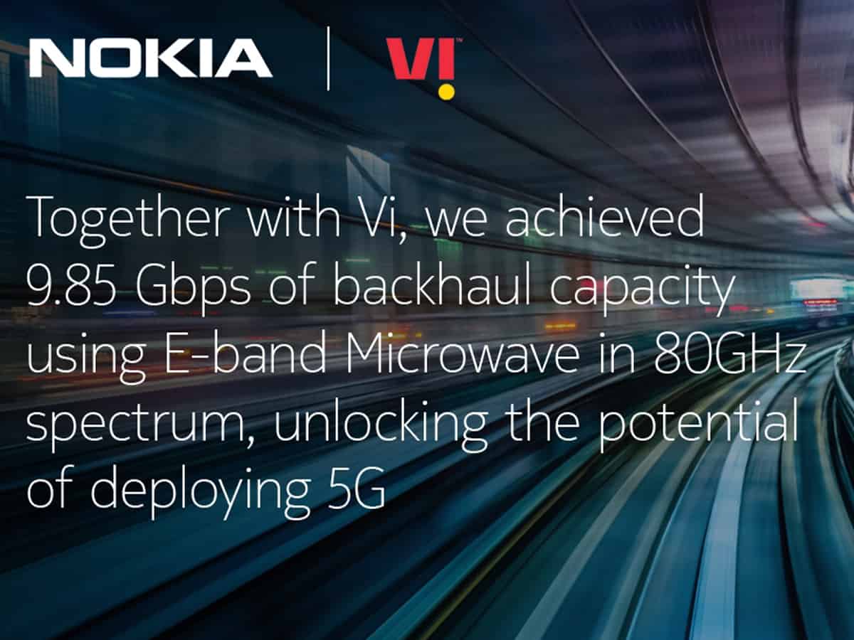 Nokia, Vodafone Idea partner to trial 5G services using E-band