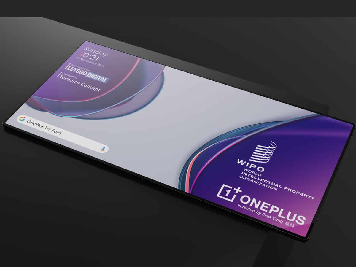 OnePlus patents tri-fold foldable phone