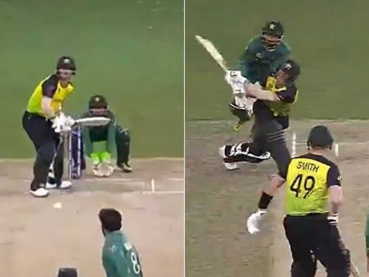 Gambhir slams Warner for what he did to Mohammad Hafeez's delivery