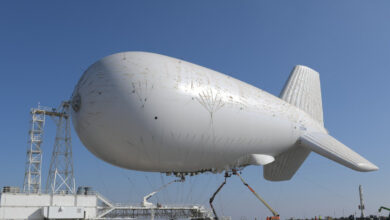Israel tests massive inflatable missile detection system