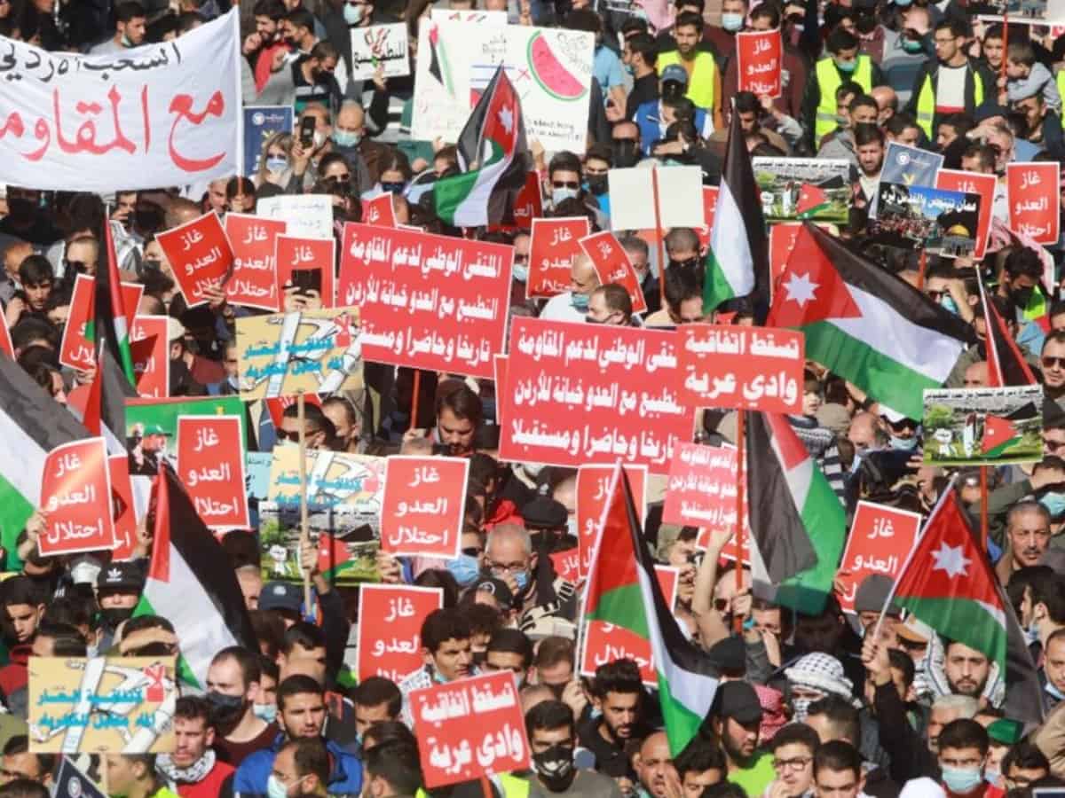 Angry protests in Amman against Jordan-Israel solar power for water deal