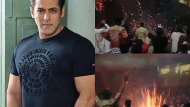 Fans light fireworks during 'Antim' show in theatre, Salman Khan objects