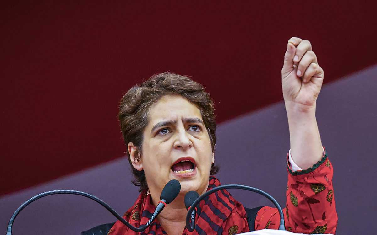 UP CM doing politics of religion, people should raise development issues: Priyanka