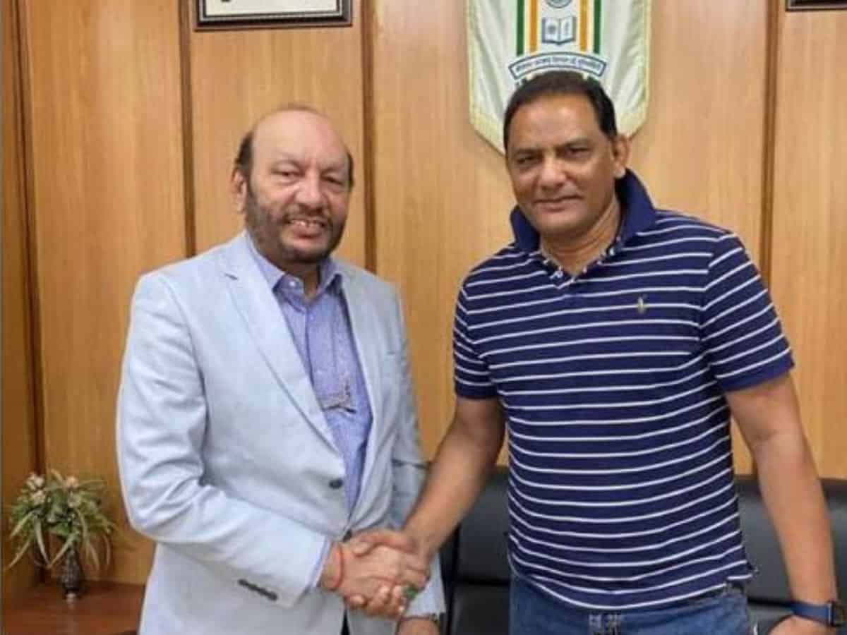 MANUU seeks Azharuddin support in setting up cricket academy