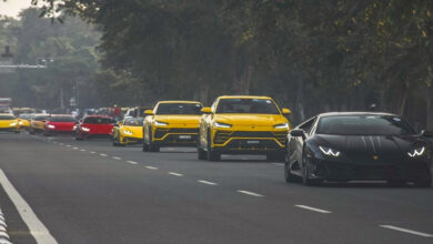 50 Lamborghini's drive from Delhi to Shimla