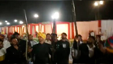 Guns fired at wedding reception of Raj minister's son, video goes viral