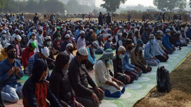 Defying Khattar, namaz offered in open in Gurugram