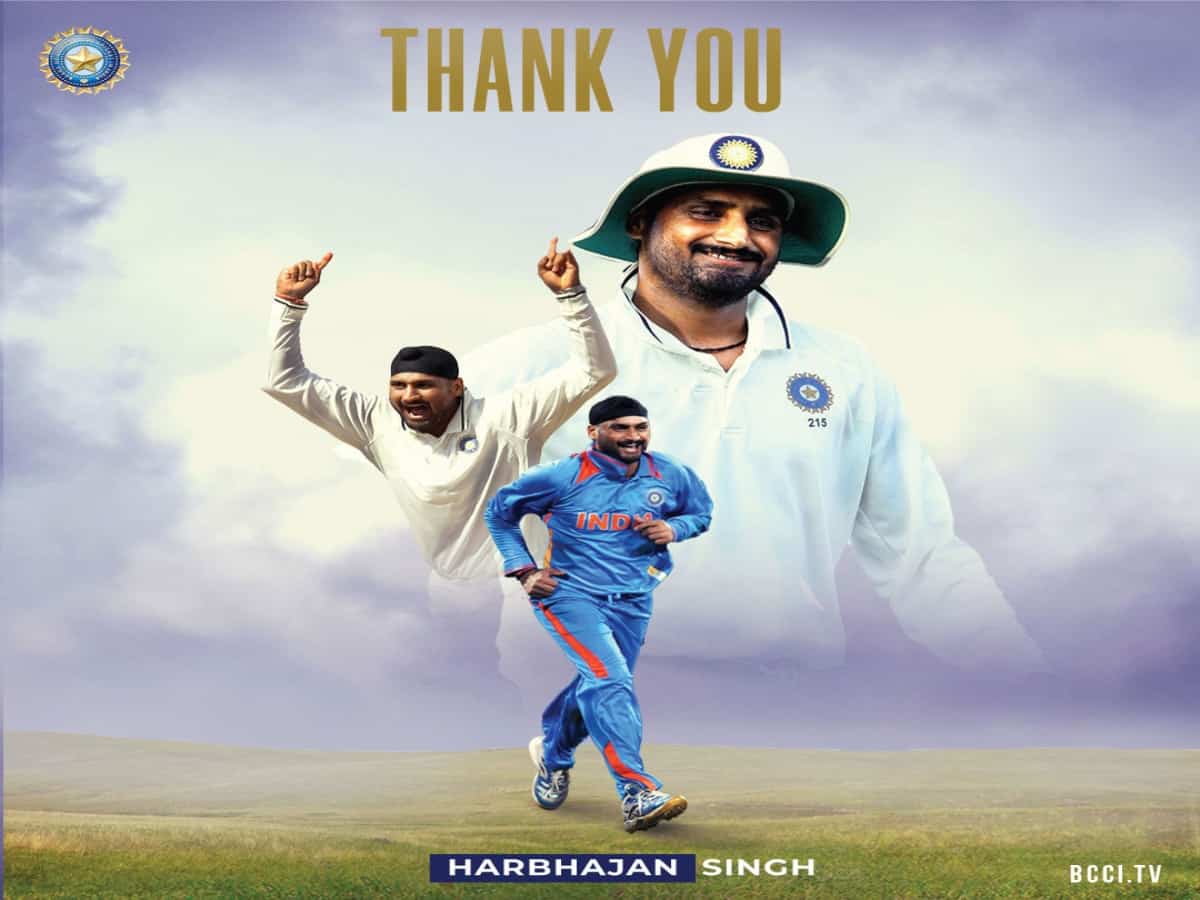 Harbhajan Singh announces retirement from all forms of cricket