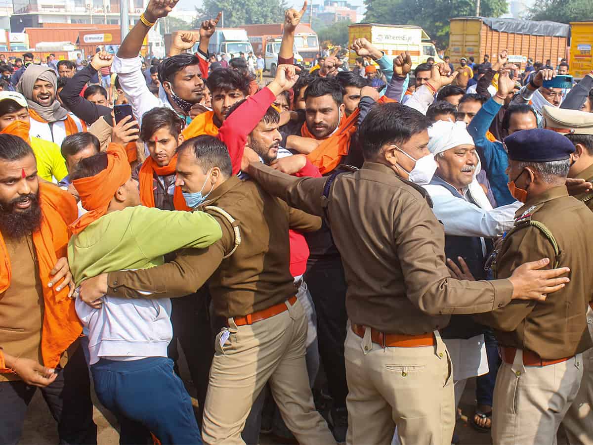 Disruption of Gurugram namaz was pre-planned ; Hindu activist detained