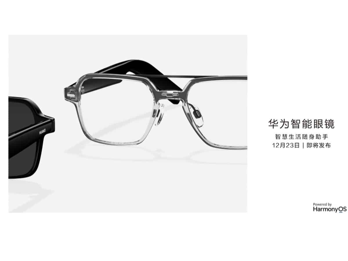 Huawei smart glasses with replaceable lenses may launch on Dec 23