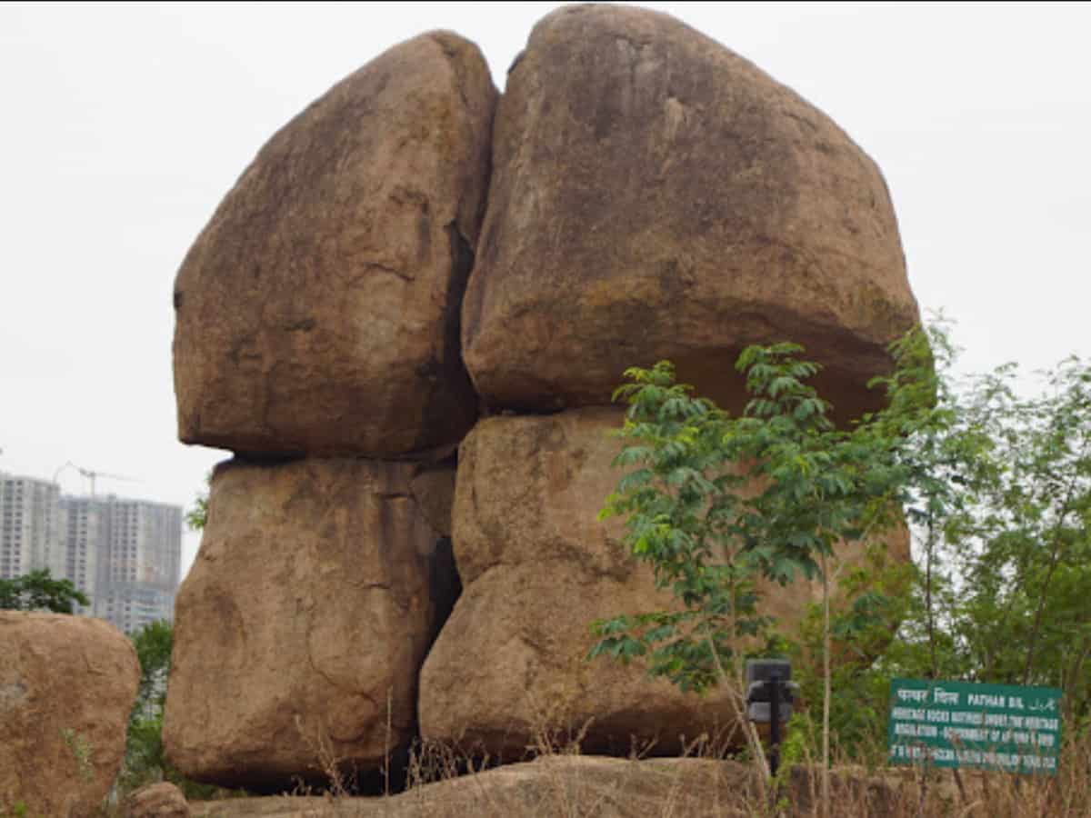 MANUU receives applause for preserving rock formations