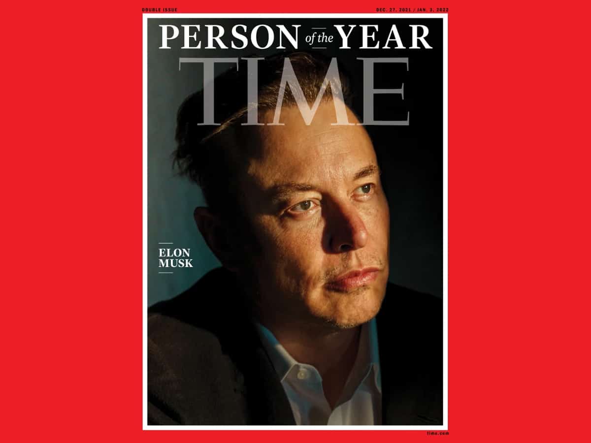 Elon Musk chosen as Time's person of 2021