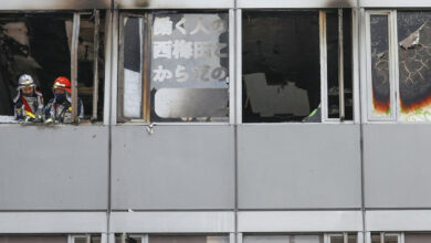 Osaka arson suspect identified, all buildings to be checked