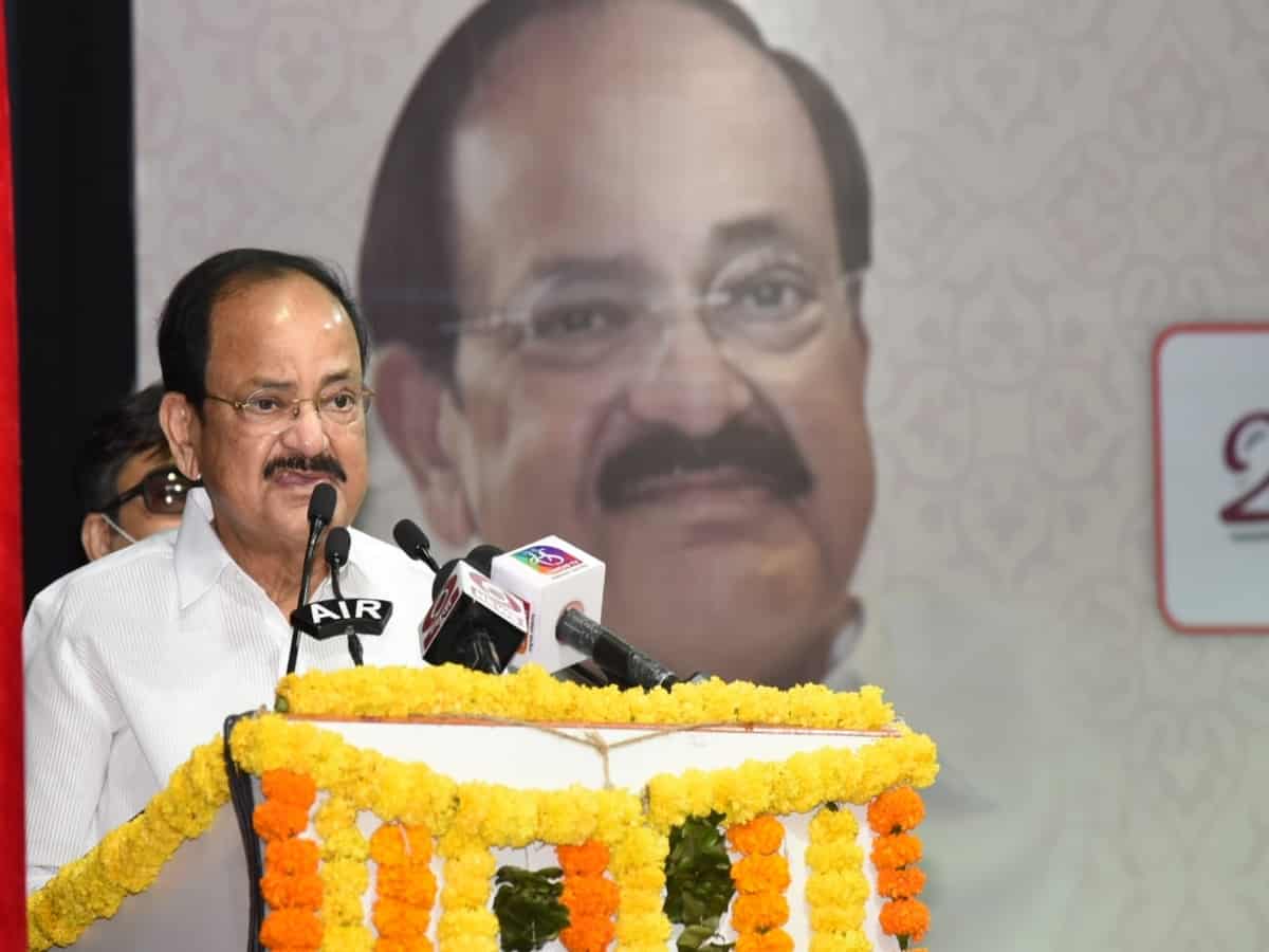 Venkaiah Naidu reviews situation after Parliament staff test COVID positive