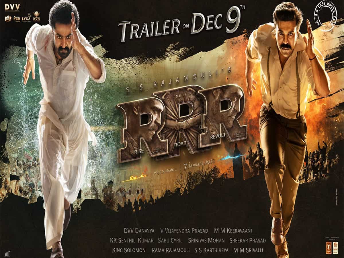 'RRR' makers set to release theatrical trailer on Dec 9