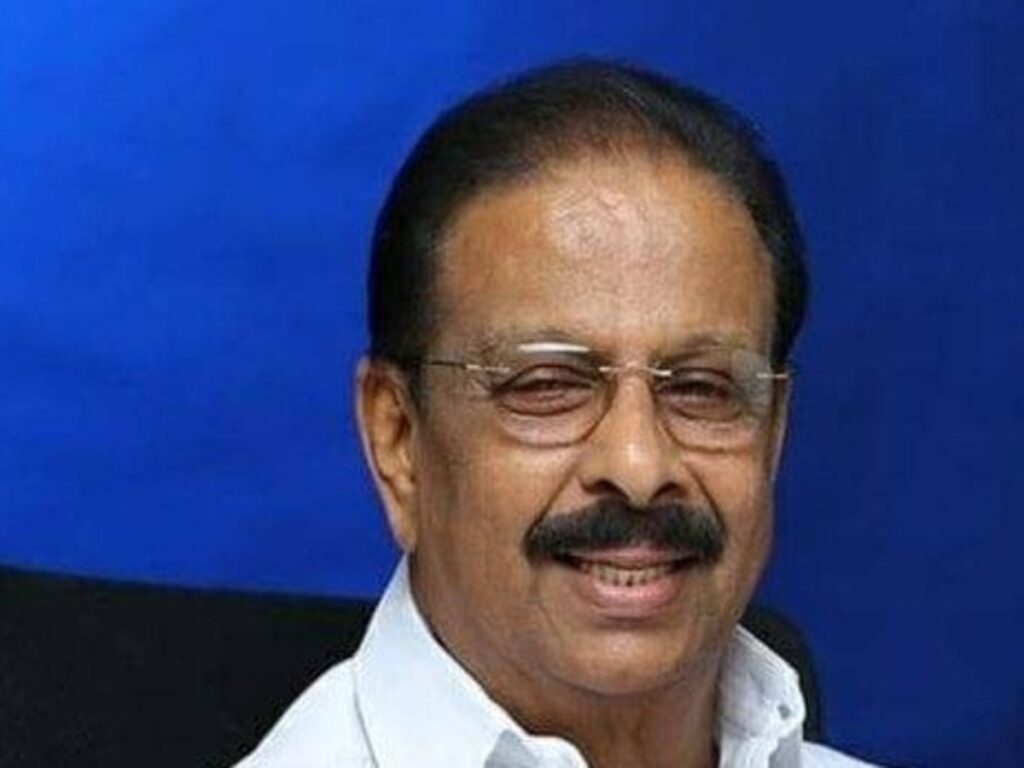 Kerala state Congress President and Kannur MP K. Sudhakaran