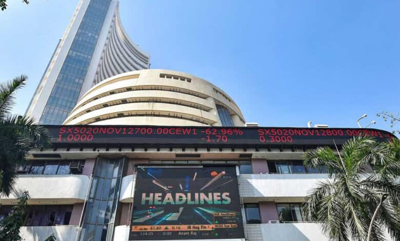 Sensex sheds over 150 pts in early trade; Nifty slips below 17,500