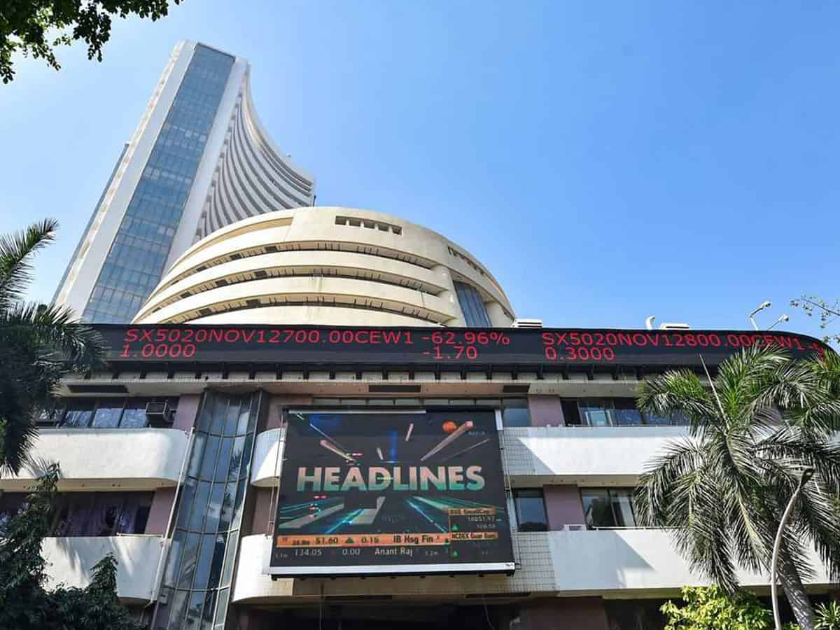 Sensex sheds over 150 pts in early trade; Nifty slips below 17,500