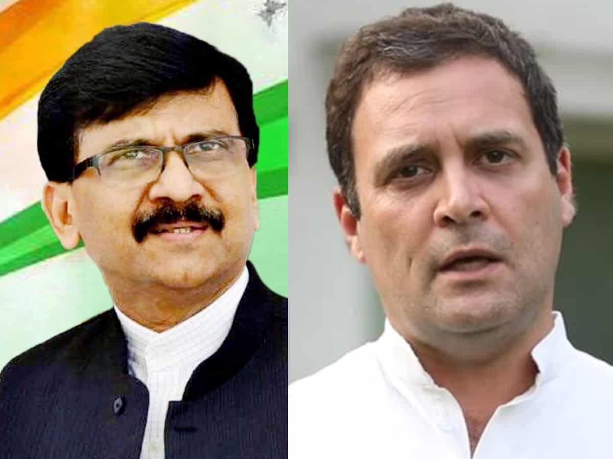 Prior to meeting Rahul, Sanjay Raut declares 'MVA a mini-UPA'