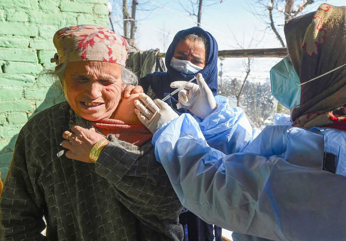 In Pics: Door to door vaccination drive in Jammu and Kashmir
