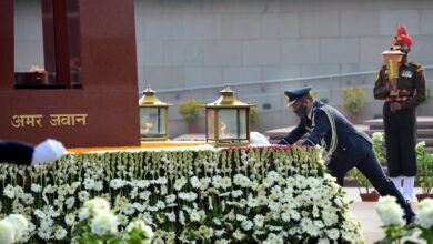 Amar Jawan Jyoti merged with flame at National War Memorial