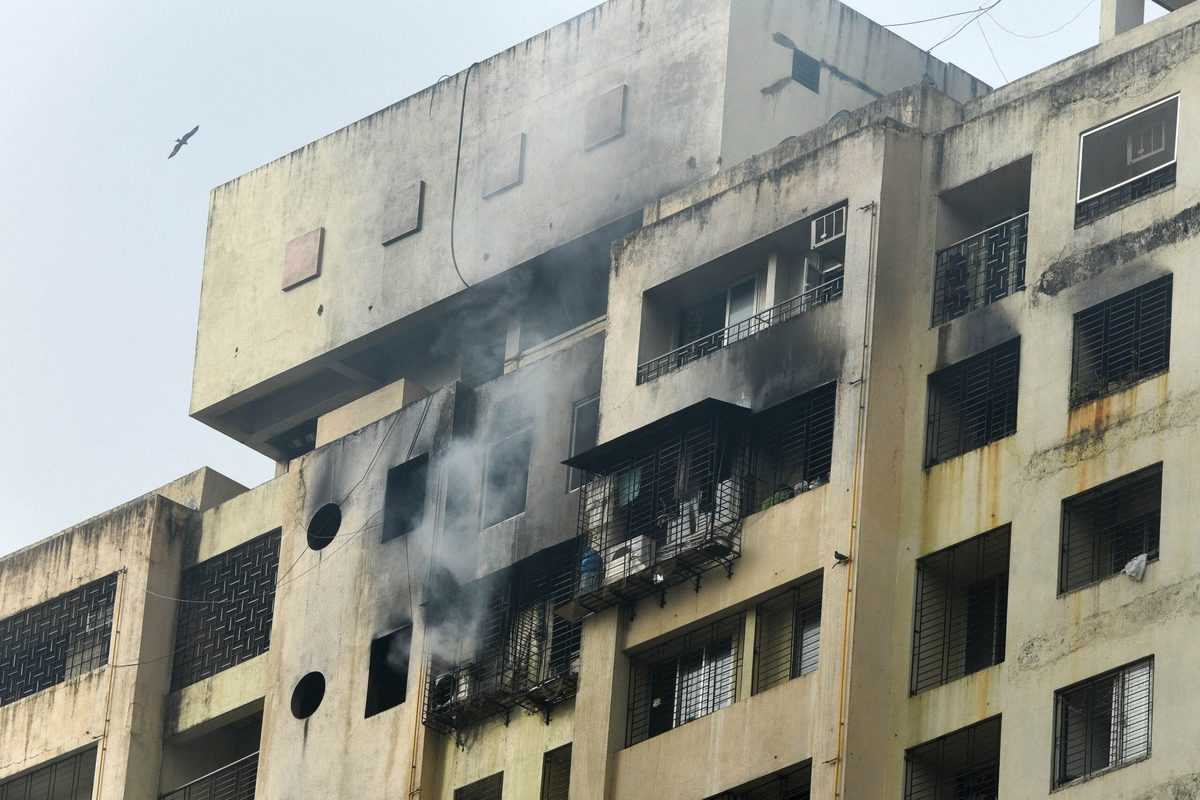 In Pics: Fire accident in Mumbai building