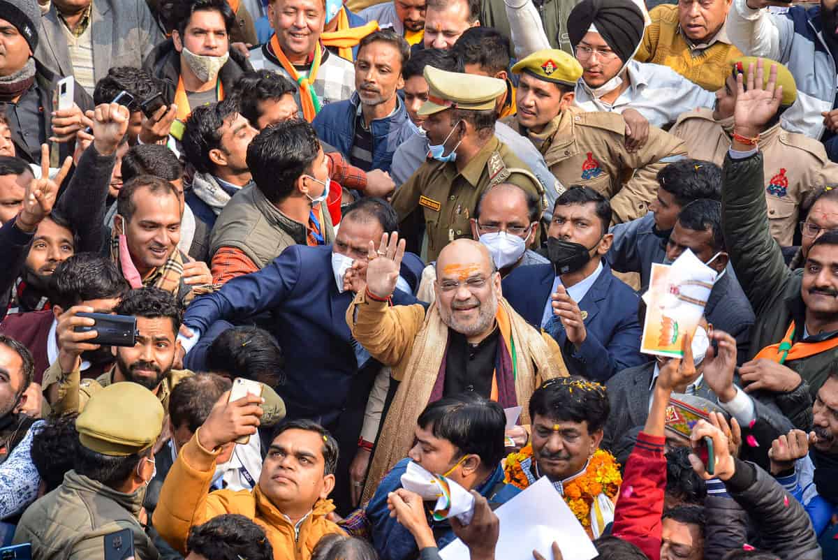 Union Home Minister Amit Shah in Muzaffarnagar