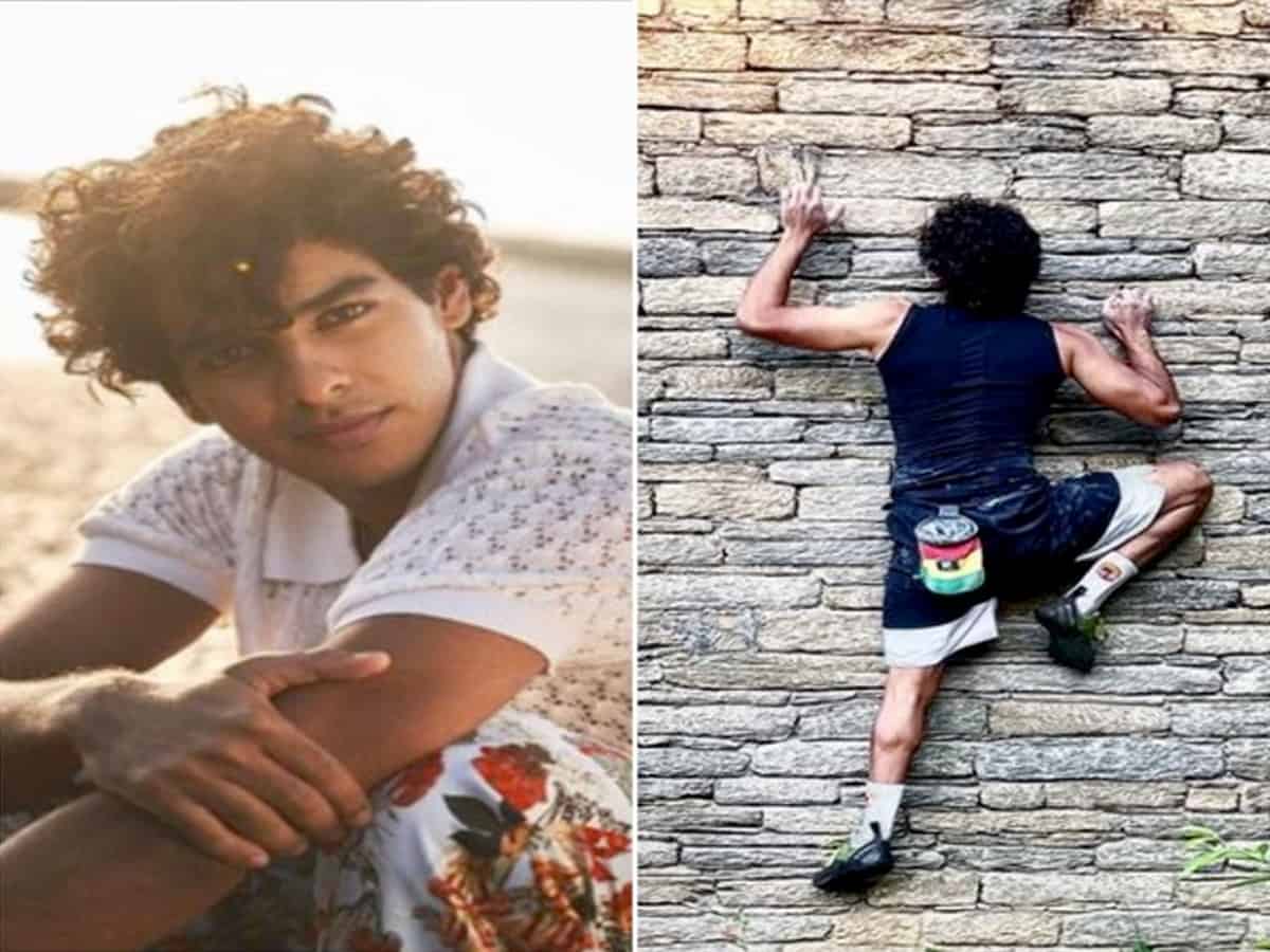 Ishaan Khatter proves he's Indian Spider-Man by showcasing his rock-climbing skills