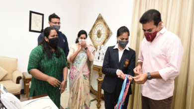 KTR extends Rs 15L assistance to specially-abled Punjab chess player